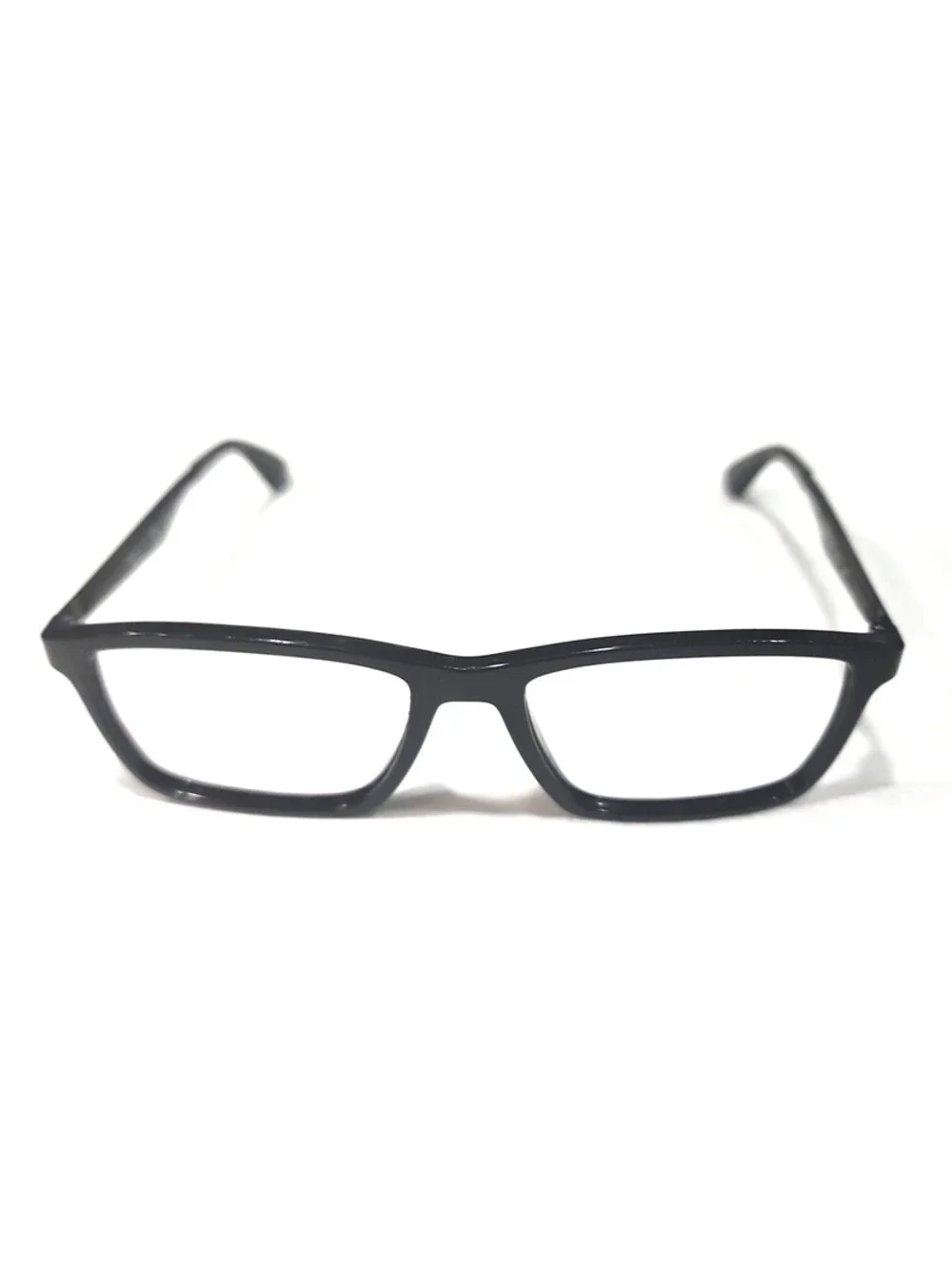 Ray Ban RB7056 2000 Black Square Eyeglasses Frame 53-17 145 Read Striped Screws